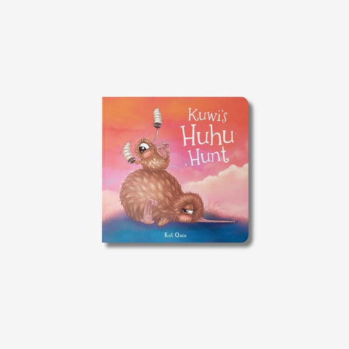 Kuwi's Huhu Hunt Board Book-Illustrated Publishing-Matakana Pharmacy